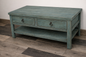 Rustic Promo Coffee Table – Solid Wood Living Room Table with Storage (Made in USA)