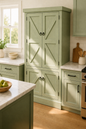 Rustic Promo Double-Door Pantry – Solid Wood Kitchen Storage Cabinet (Made in USA)