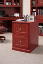 Poplar 2 Drawer File Cabinet – Solid Wood Lateral File Cabinet for Home Office (Made in USA)