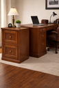 Poplar 2 Drawer File Cabinet – Solid Wood Lateral File Cabinet for Home Office (Made in USA)