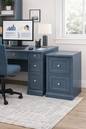 Poplar 2 Drawer File Cabinet – Solid Wood Lateral File Cabinet for Home Office (Made in USA)