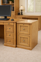 Poplar 2 Drawer File Cabinet – Solid Wood Lateral File Cabinet for Home Office (Made in USA)