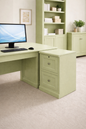 Poplar 2 Drawer File Cabinet – Solid Wood Lateral File Cabinet for Home Office (Made in USA)
