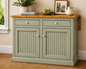 Poplar Kitchen Island with Flip-Up Top – Solid Wood Kitchen Storage & Prep Station (Made in USA)