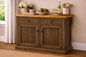 Poplar Kitchen Island with Flip-Up Top – Solid Wood Kitchen Storage & Prep Station (Made in USA)