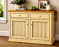 Poplar Kitchen Island with Flip-Up Top – Solid Wood Kitchen Storage & Prep Station (Made in USA)