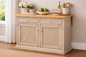 Poplar Kitchen Island with Flip-Up Top – Solid Wood Kitchen Storage & Prep Station (Made in USA)