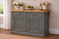 Poplar Kitchen Island with Flip-Up Top – Solid Wood Kitchen Storage & Prep Station (Made in USA)