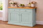 Poplar Kitchen Island with Flip-Up Top – Solid Wood Kitchen Storage & Prep Station (Made in USA)