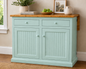Poplar Kitchen Island with Flip-Up Top – Solid Wood Kitchen Storage & Prep Station (Made in USA)